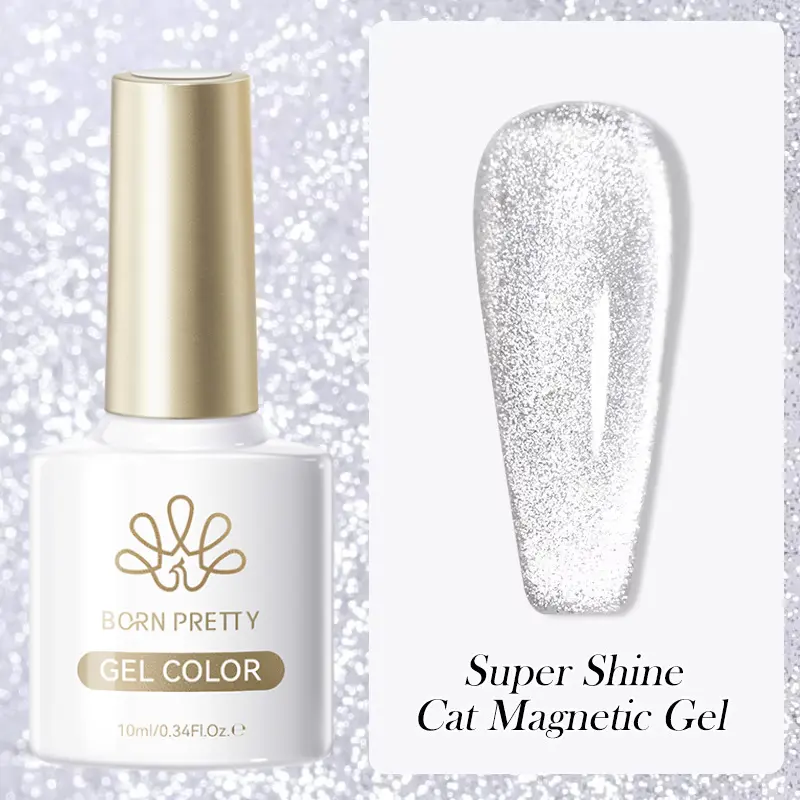BORN PRETTY 10ml Water Light Cat Magnetic Gel Nail Polish Vernis Semi Permanent Soak Off Crystal Gel Polish For Nails Manicure - Image 17