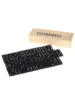 Black Domino wooden box with black Domino wooden board game teaching 3
