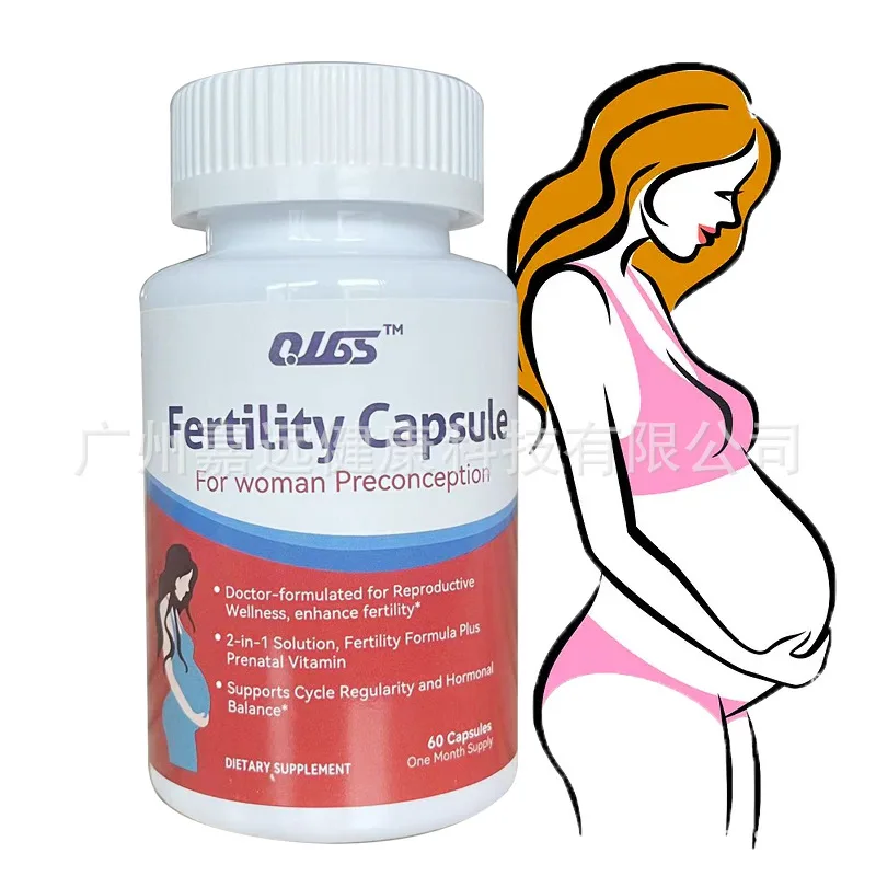 1 bottle of fertility capsules for female herbs to improve sleep quality enhance metabolism regulate endocrine function