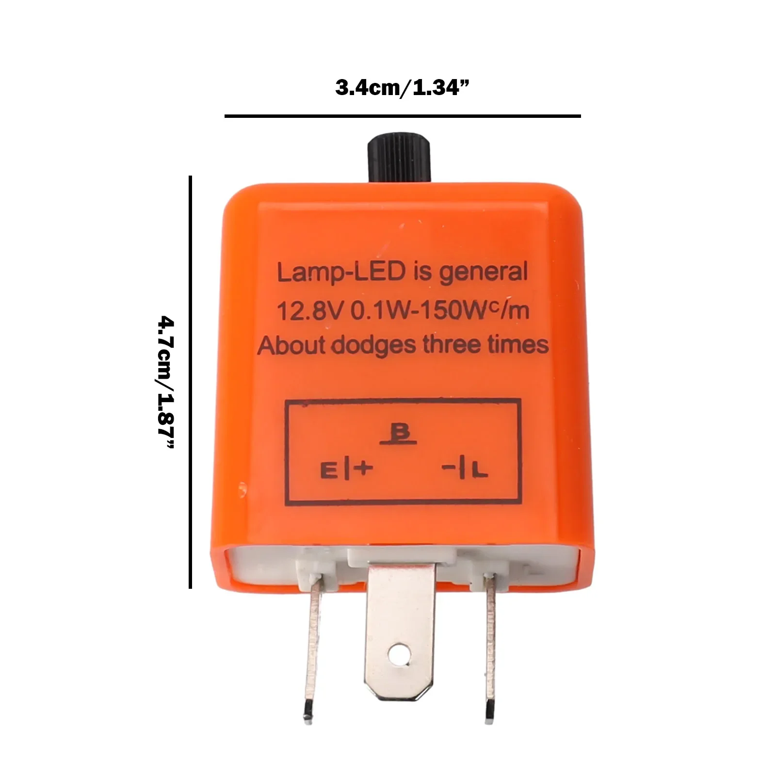

Auto Parts Flasher Relay LED Tool Waterproof 0.1W-150W.c/m 1 Pieces Car Accessories Dustproof Orange Brand New