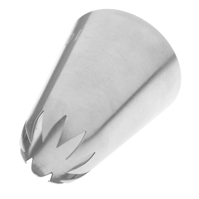 10 Teeth Close Star Piping Nozzle Cake Cream Decor Icing Tips Pastry Nozzle