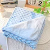 Baby Girls Blanket Solid Color with Double Layer Crystal Velvet Insulation Kids Swaddle Blanket Quilt Pacify the Birthday Gift 5