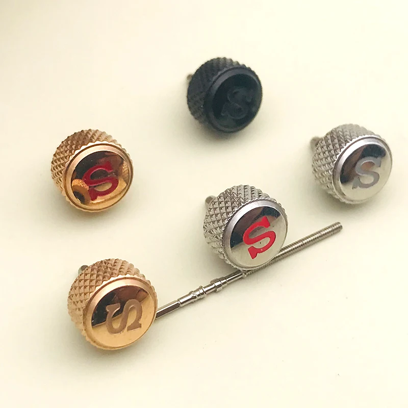 

Screw-in Watch Crown Seiko SKX007 SRPD Replace crown Engraved Signed 'S' fits nh35 nh36 movement case Include crown tube stem
