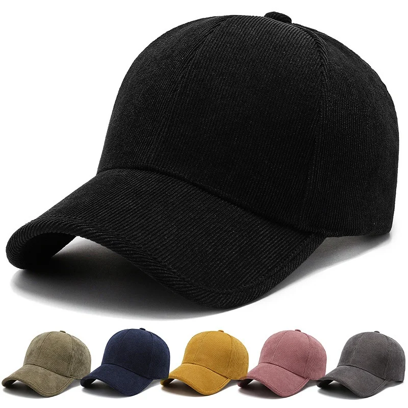 

Solid Color Outdoor Sun Protection Adjustable Men Dad Hat Spring Autumn Shade Stripe Women Baseball Cap Snapback