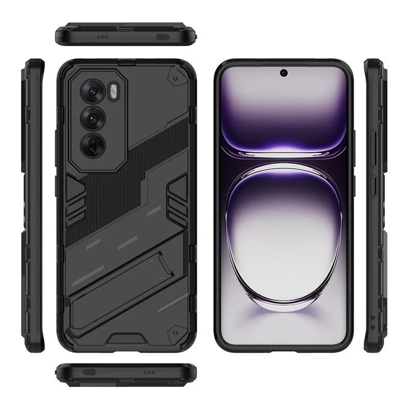 Armor Shockproof Phone Case with Magnetic Holder Stand and Back Cover