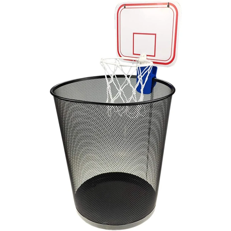 AA79 New Sport Office Basketball Hoop Clip For Trash Can Basketball Game Small Board Clip For Waste Basket