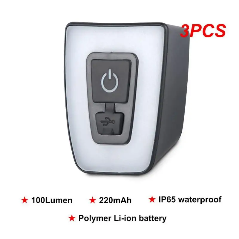 

3 шт., перезаряжаемый задний фонарик