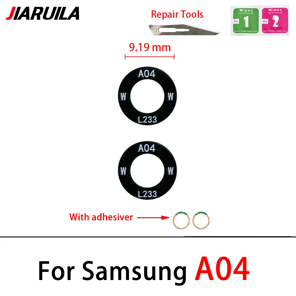 Premium Rear Camera Glass Lens Replacement with Adhesive