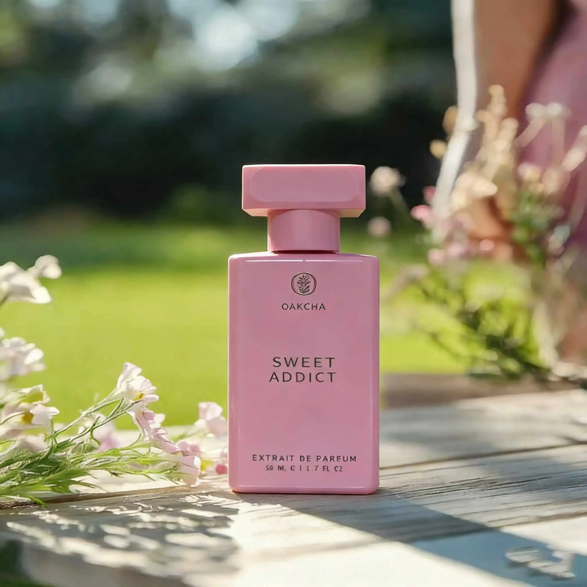 Sweet Addict perfume, powder mixed bottle body, fresh citrus opening, fragrant rose jasmine interwoven with the dense sweetness of cotton jelly, lasting fragrance, suitable for dating and commuting 2