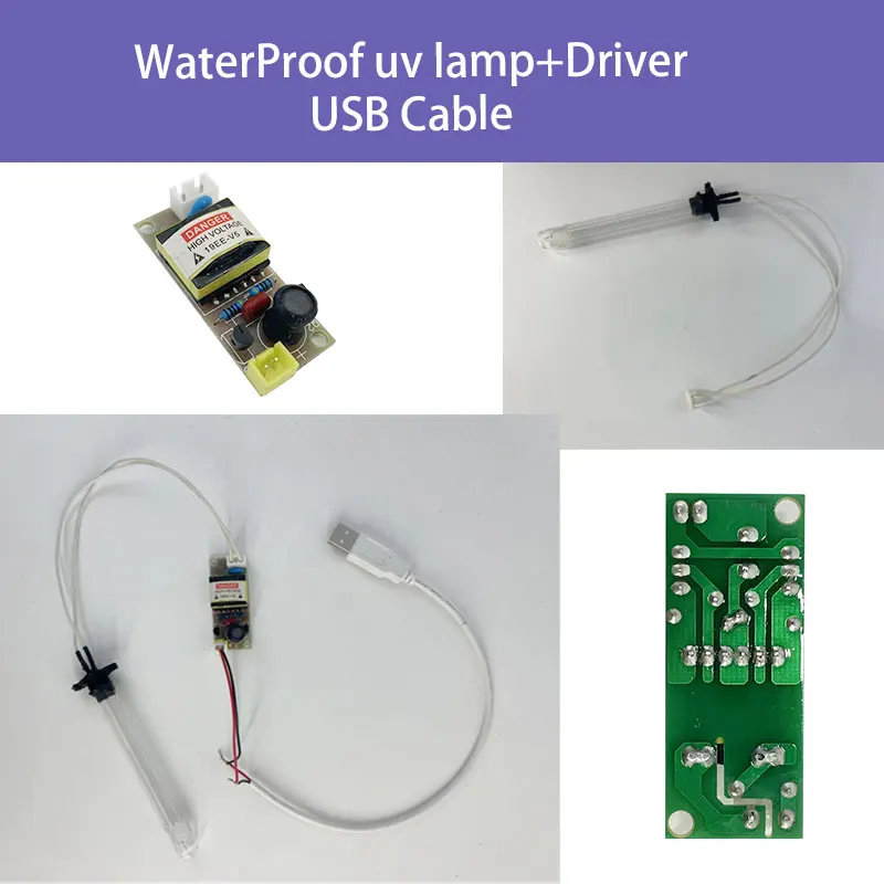 DC5V UV ランプドライバーブースト回路基板 254nm 水槽水処理滅菌 100