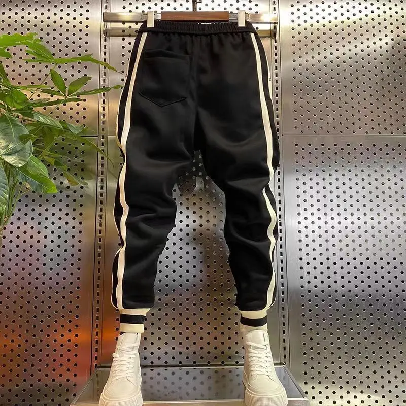 Men jogger pants men jogger sweatpants Man Autumn Winter Jogging Sports Wool Korean Brushed Thermal Joggers