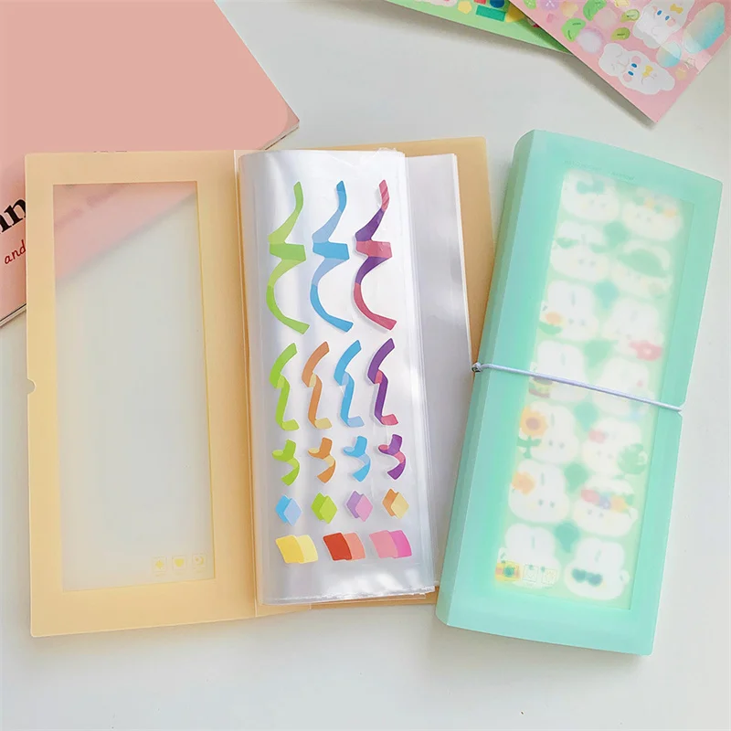 

Альбом для скрапбукинга, бумажные наклейки, коллекционная книга для хранения, прозрачная Коллекция фотографий, памятные книги