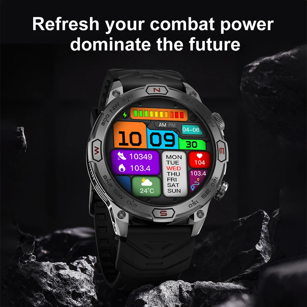 KC86 AMOLED  ũ Ʈġ, BT ȭ  ħ, ߿  ƮϽ  Ʈġ, 1.43 ġ, 450mAh