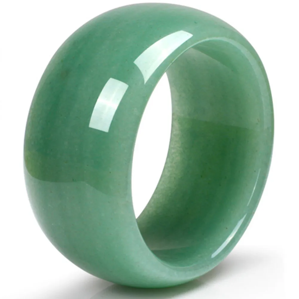 

Emerald Jadeite Ice Species Dongling-jade Spinach Green Bracelet Women's Widening and Thickening Jade Bangle Fashion Hewelry