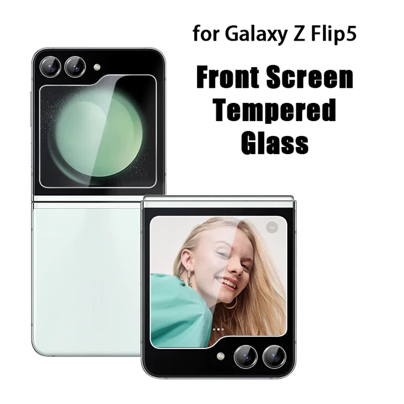 3-Pack Tempered Glass Screen Protector for Foldable Phones - Ultra Clear & Durable 10H Front Shield