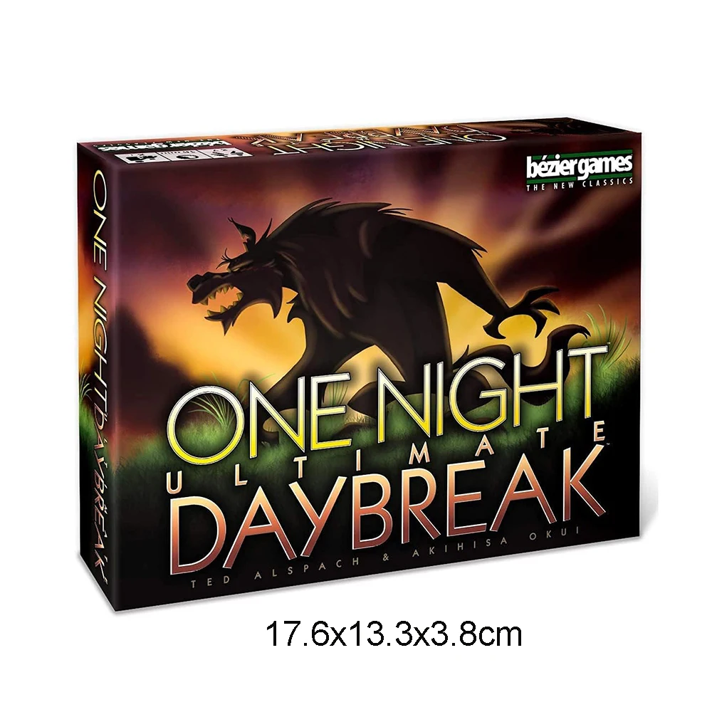 One Night Ultimate Werewolf Fun Party Card Game Daybreak Super Villains Revised Vampire Alien Edition Hidden Roles Deduction card games role playing game