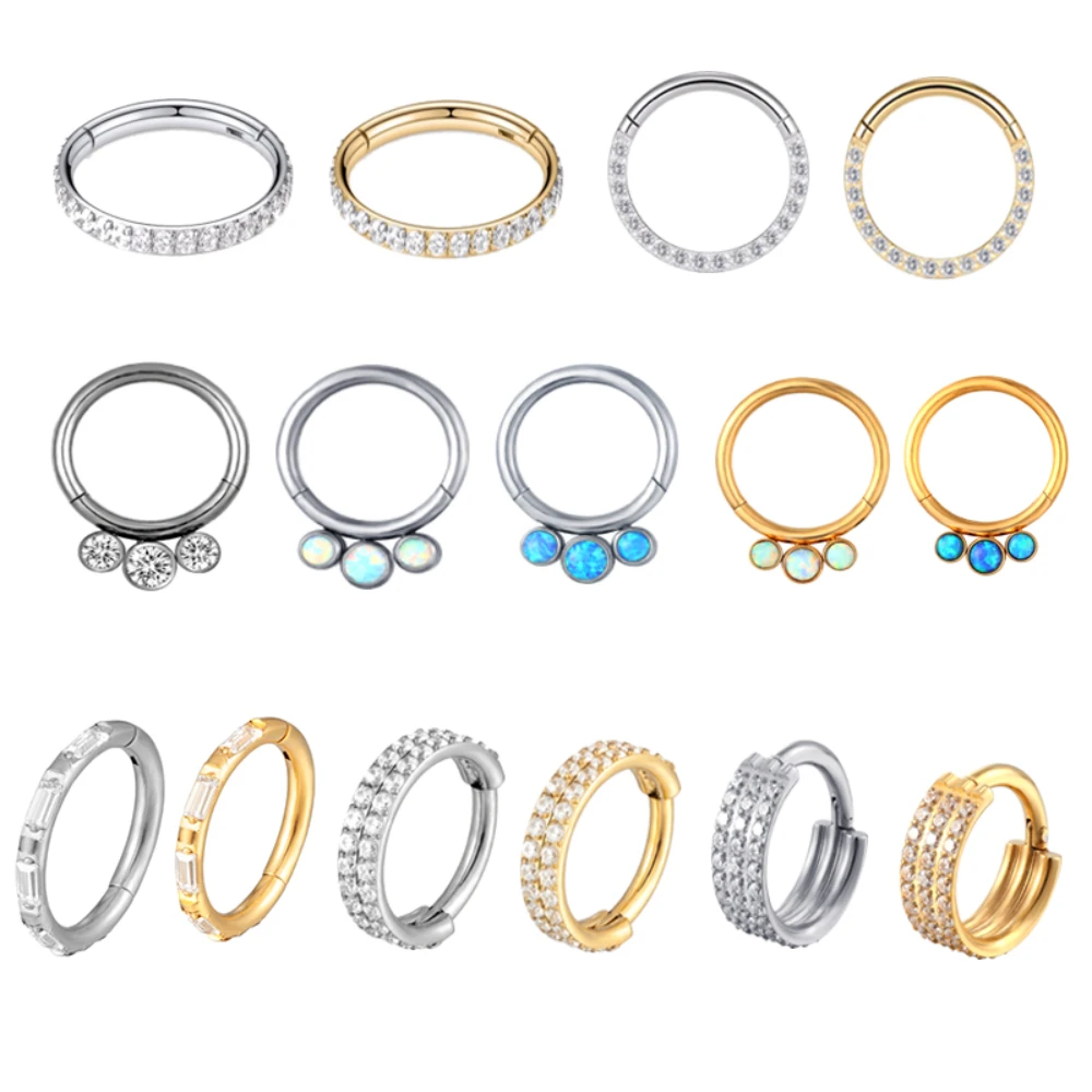 1 шт. Новое высокое качество G23 титановый опал и кубический цирконий камень