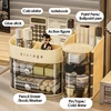 Cosmetic Storage Box Large Capacity Transparent Drawer Jewelry Makeup Storage Box Multi-layer Multi-functional Desktop Organizer 4