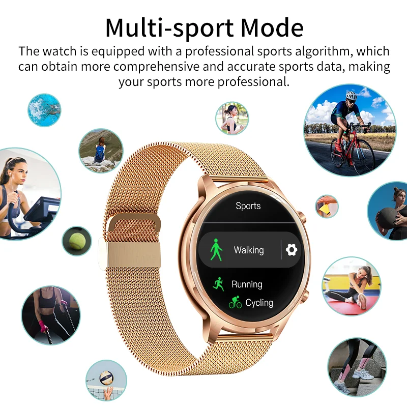 LIGE ο Ʈ ġ  ð  ȭ AMOLED Smartwatch 2023 ȭ Ʈ  ٵ ο м Ʈ  ð