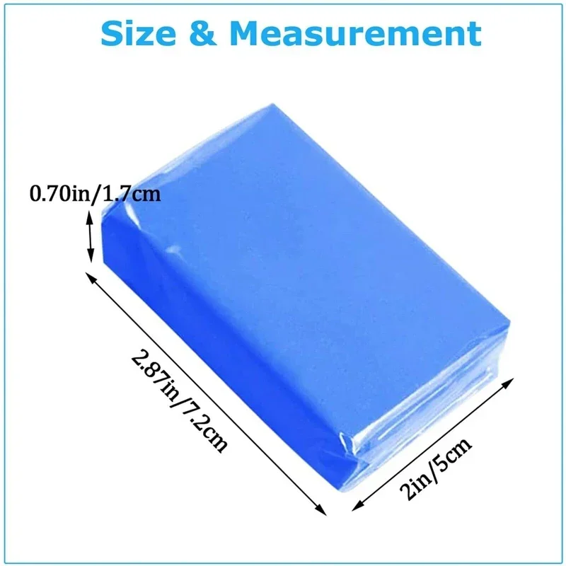 3PCS Car Clay Bar Detailing Auto Car Clean Wash Cleaner Sludge Mud Remove Magic Cleaning Brush Accessories