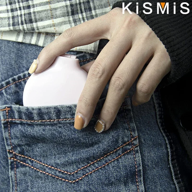 휴대용 접이식 거울 빗 여행용 핑크색 컴팩트 거울 헤어 스타일링 이동 중에도 사용 가능한 뷰티 도구