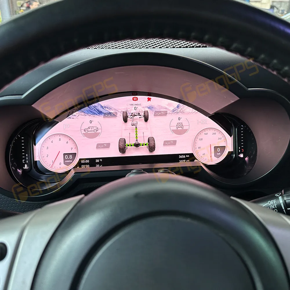 Panel de Instrumentos Digital LCD para Toyota FJ 2008-2023, Velocímetro, Odómetro, Pantalla de Tablero 6