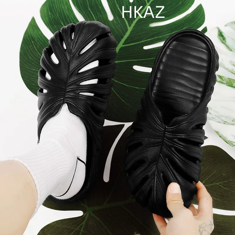 

Men's Summer Slippers Large Size Outdoor Beach Sandals Casual Beach Waterproof Lightweight Thick Bottom Wear-resistant Trend