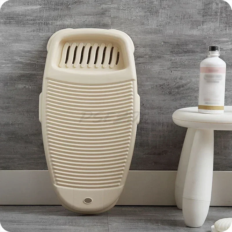 Thickened Plastic Anti-slip Washboard for Hand Washing Clothes Shirts Household Laundry Scrubbing Board