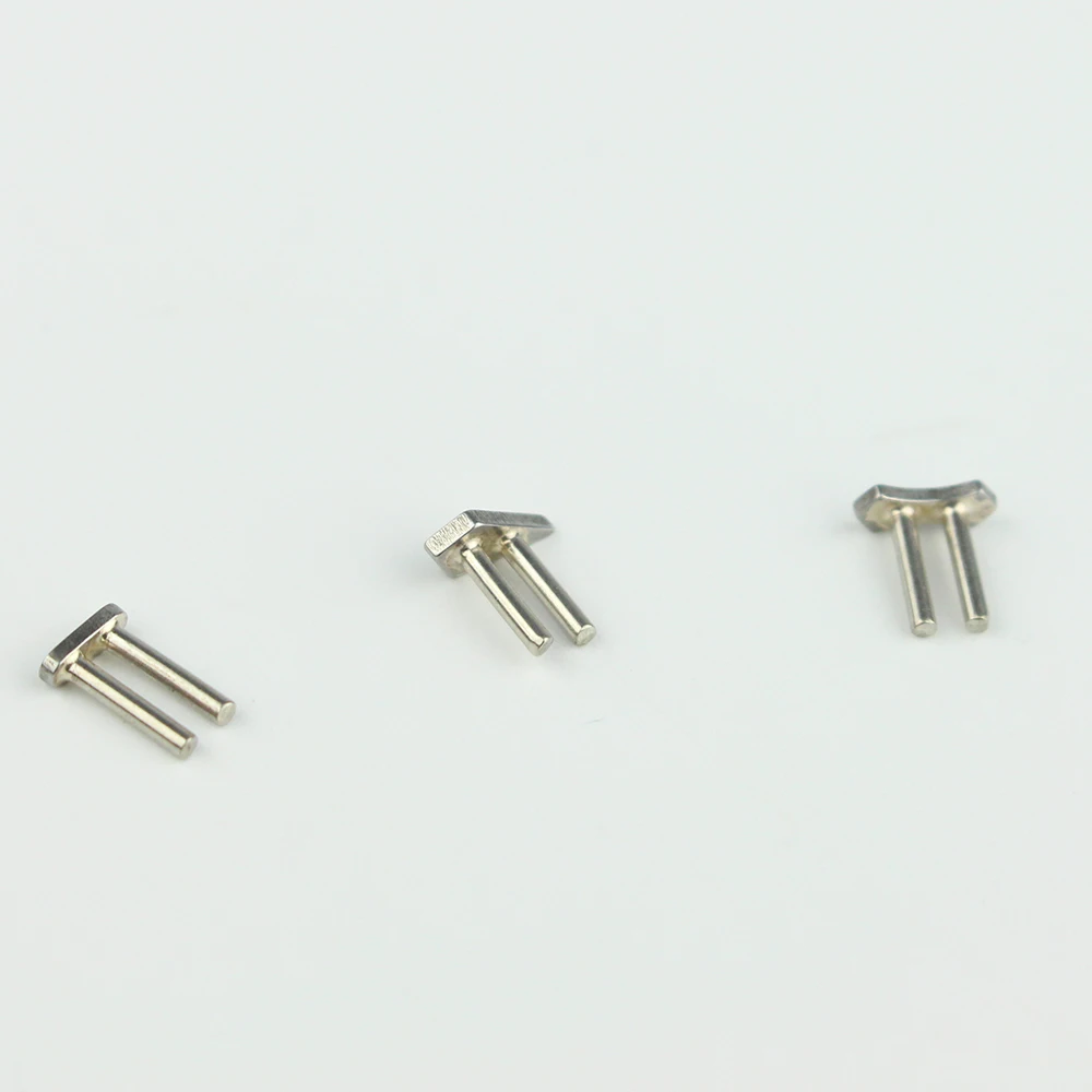 10 Stück Brillenscharnier-Fixschraube, Metall, Doppelstift, Nietenlänge 7,2 mm, 7,5 mm Durchmesser, 1,18 mm, Brillen-dekoratives Nagelzubehör – Detail 4