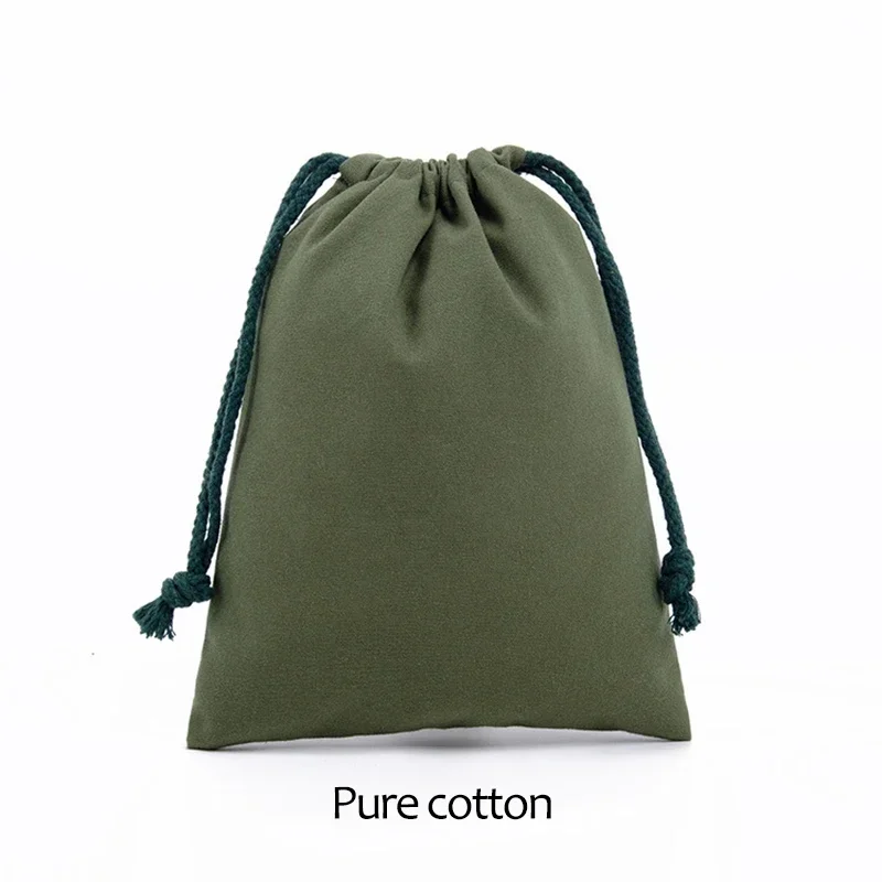 Eco-Friendly Cotton Blend Drawstring Gift Bags for Candy Storage and Home Organization