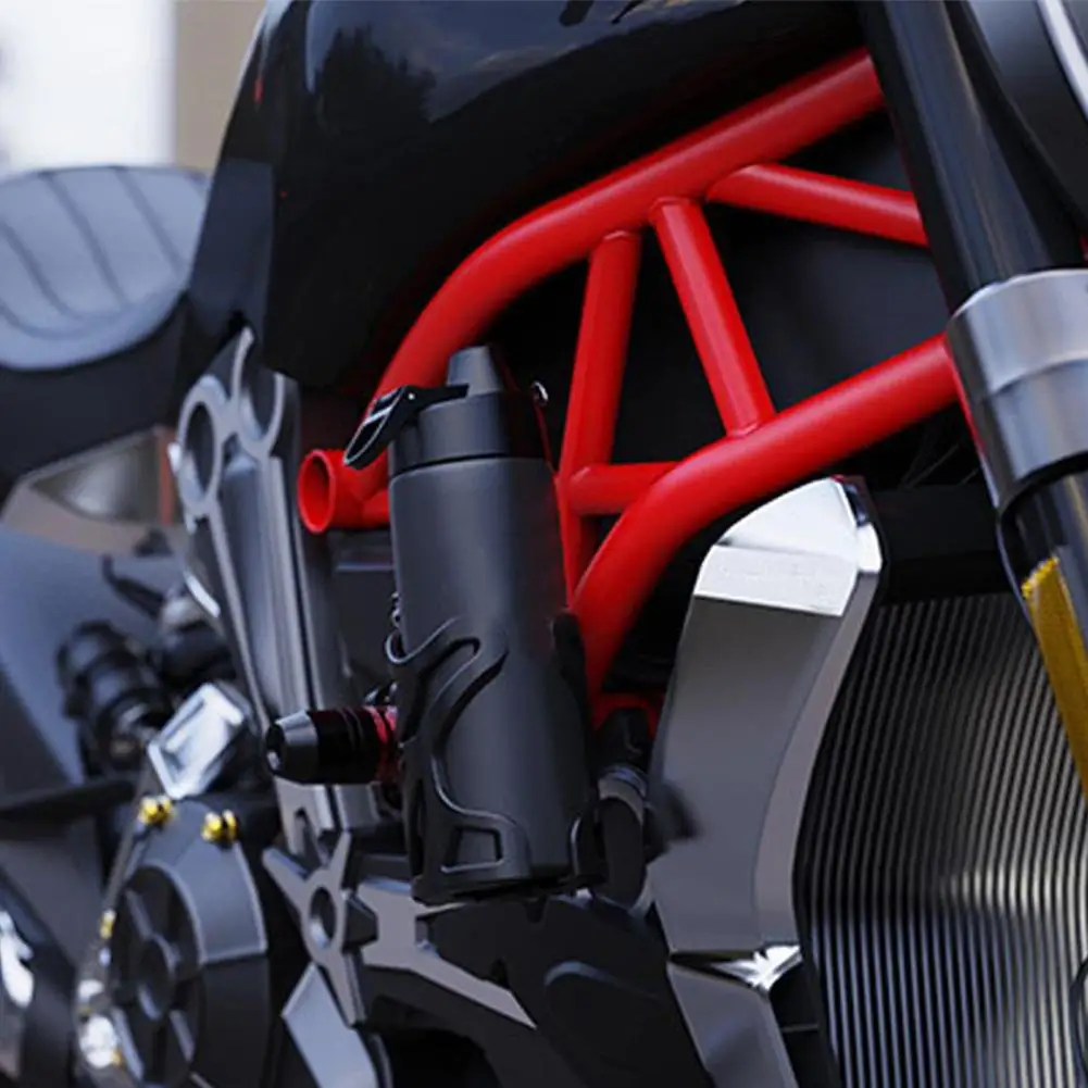 Universal Motorcycle Cup Holder Adjustable Stand for Engine Guard Crash Bars