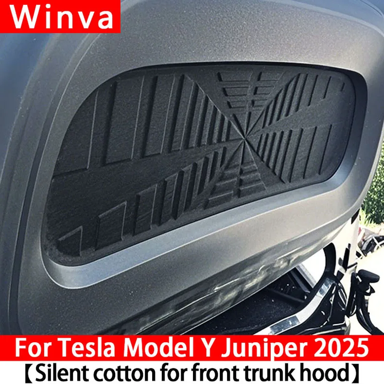For New Tesla Model Y Juniper 2025 Launch Front Trunk Cover Silent Cotton Soundp