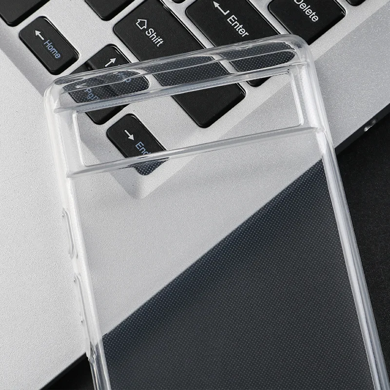 Shockproof TPU Bumper Clear Anti-Fingerprint Phone Case