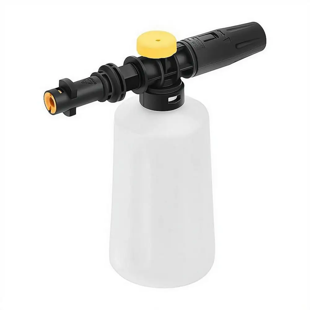 750ML 스노우 폼 랜스 (카처 K2 K3 K4 K5 K7 차량용 고압 세척기) 비누 폼 생성기 (조절 가능한 스프레이 노즐 포함)