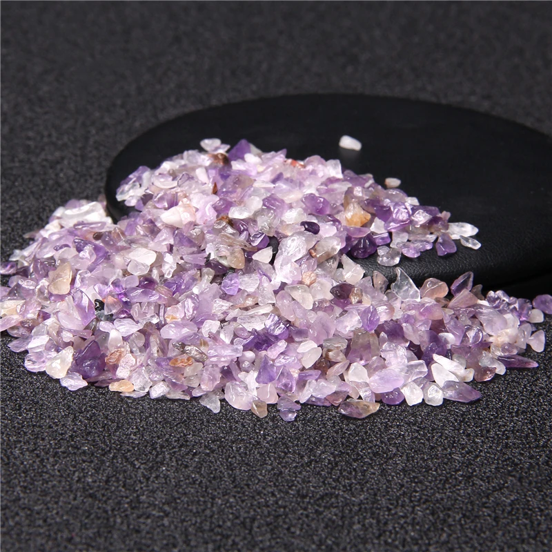 3-5MM Naturstein Kies Kristall Chips Quarz Erz Mineralien Reiki Heilung Trommelachate Lapislazuli DIY Home Aquarium Dekor – Detail 11