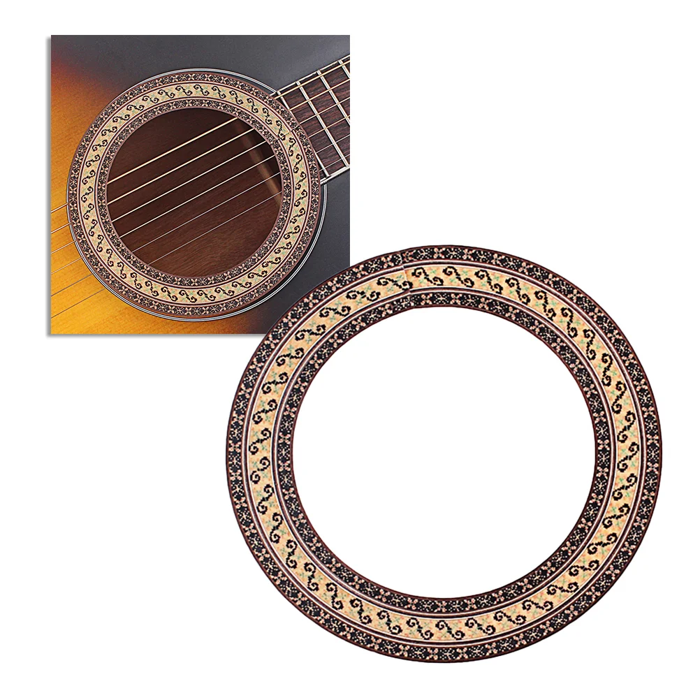 

Wooden 90.5 Inner Diameter Premium Top Quality Curved Strips Guitar Rosette Guitar Decals Guitar Inlay for Decoration Guitar