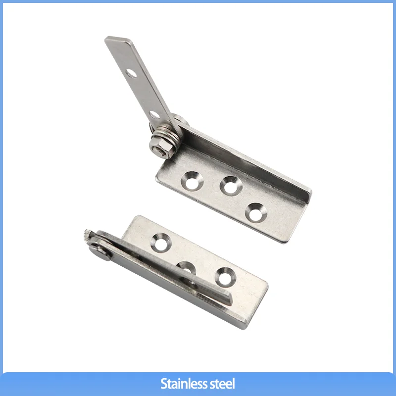 

304 Stainless Steel Damping Hinge - Adjustable Torque Industrial Equipment Cabinet Hinge with Free-Stop Torque and Positioning