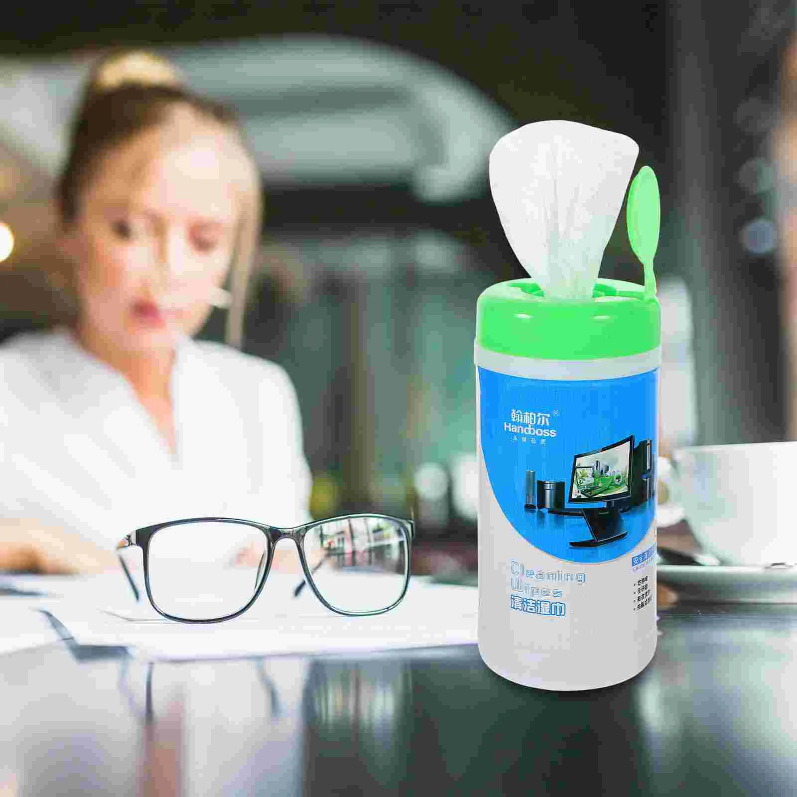 Bottle/88PCS Screen Cleaner Monitor Wipe Computer Pre-Moistened Monitor Cleaning Wipe 3