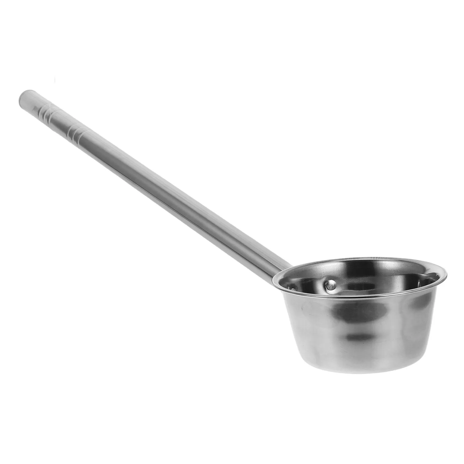 긴 손잡이 스테인리스 물주걱 두꺼운 디자인 정원 물삽 물뿌리개 꽃 야채 목욕 머리 감기용