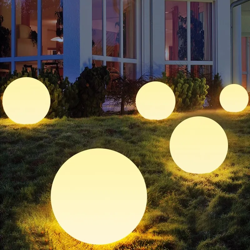 LED Garden Ball Light Landscape Lighting Outdoor Lawn Lamps Party Wedding Christmas Room Decoration Photography Props
