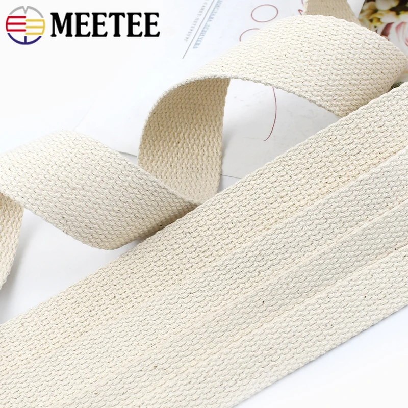 Polyester Webbing Ribbon 9Meters 20/25/30/38/50mm Polyester Cotton Webbings Band Bag Strap Webbing Ribbon Tapes For DIY Backpack Belt Strapping Bias Binding