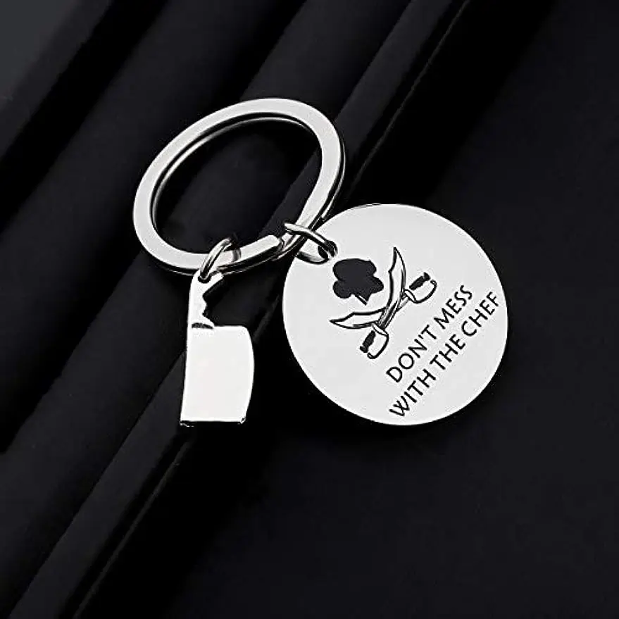 シェフのキーホルダー 約10cm シェフジュエリー シェフを台無しにしないでください
