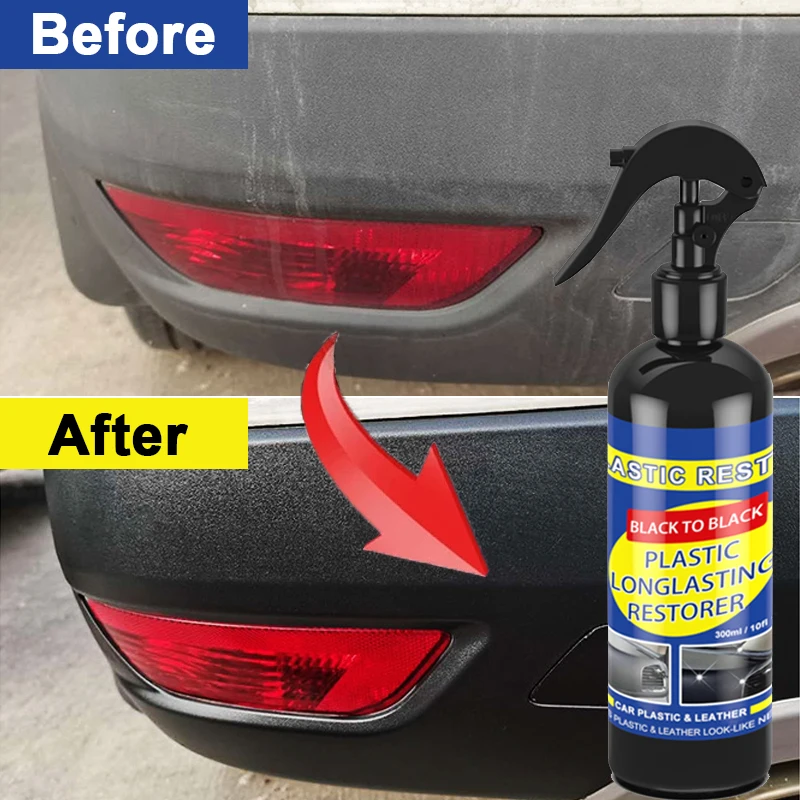 Car Plastic Restorer Back To Black Gloss Car Cleaning Products Plastic  Leather