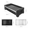Commercial Two Layer Multifunctional Smokeless BBQ Grill Roasting Meat Griddle Barbecue Mesh Raclette Grill 6