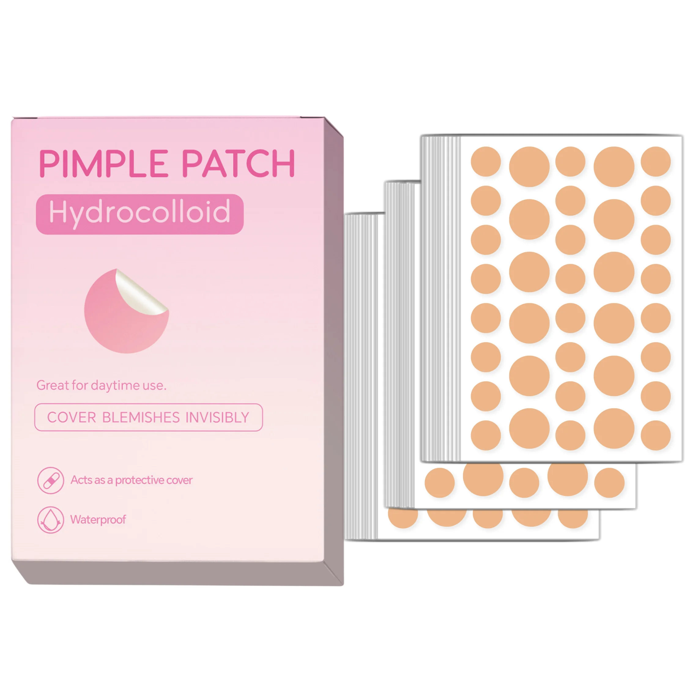 40/36 pcs Pimple Patch Hydrocolloid Patches for Zits Cover, Spot Stickers for Face and Body.