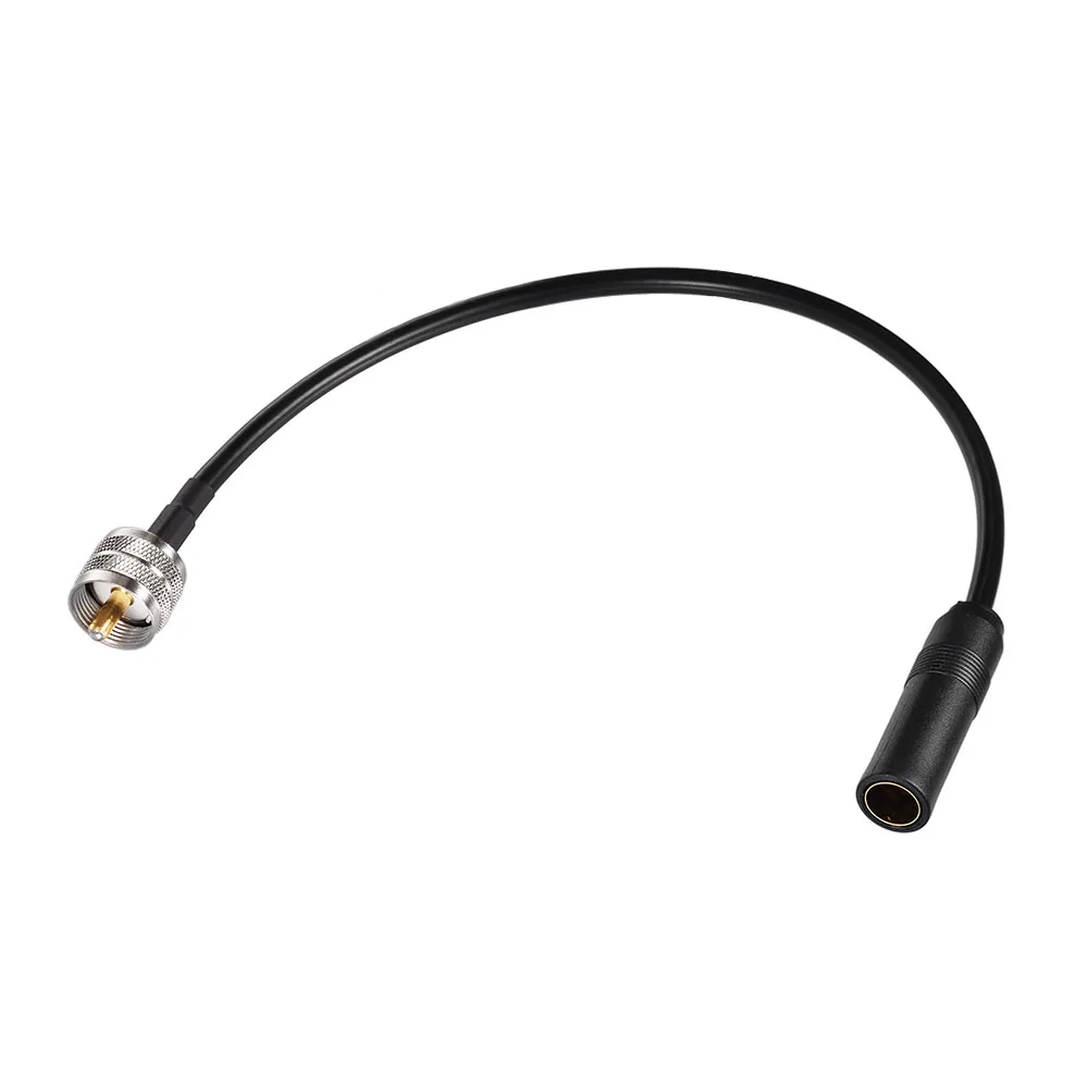 Superbat PL259 UHF Male to AM/FM Female Connector Car Radio Antenna Aerial RG58 Cable Extension Lead 12 Inch