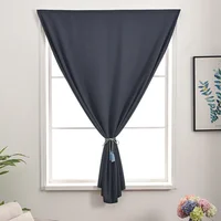 Convenient No Drilling Shading Curtains Multiple Color Options Living Bedroom Home Decor Window Door Easy Install Drapes Blinds 2