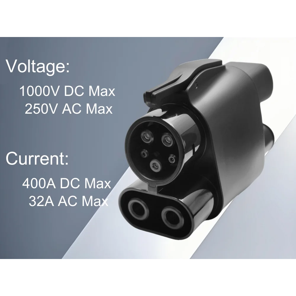Energy Highway CCS2 to CCS1 250A Adapter Connector EV Charger Converter DC Fast Ev Charging Adapter Not applicable to BMW