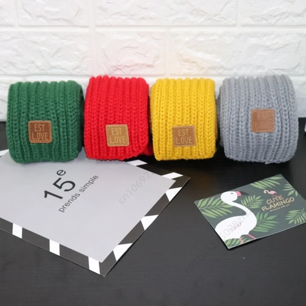 bufanda Baby Winter Knitted Scarf for Kids Boys Girls Warm Scarf Children Neck Warmer Wrap Soft Baby Shawls Winter Clothing