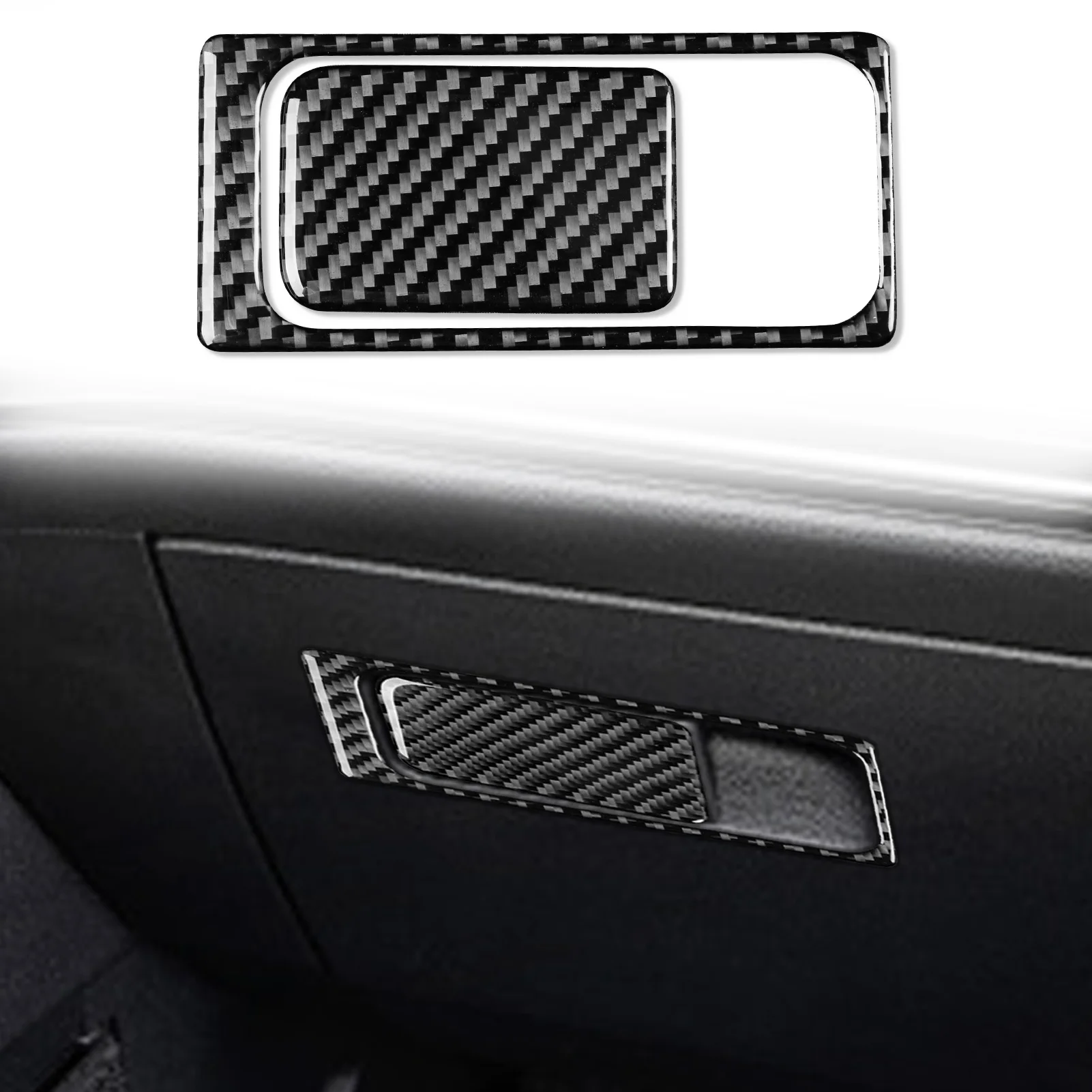 

Для Volkswagen Golf 8 2021 2022 2023 перчаточный ящик украшение отделка Наклейка Автомобильный интерьер Аксессуары углеродное волокно